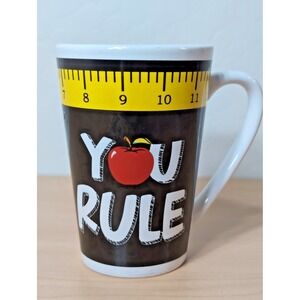 Teacher's "You Rule" Coffee Tea Mug Cup Classroom Teacher Gift Appreciation